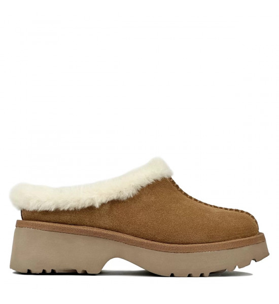 UGG New Heights Cozy Clog Chestnut