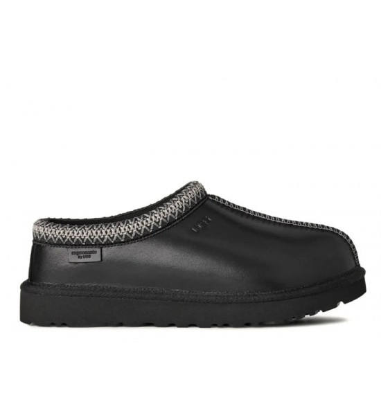 UGG Tasman Slippers Leather Regen Black