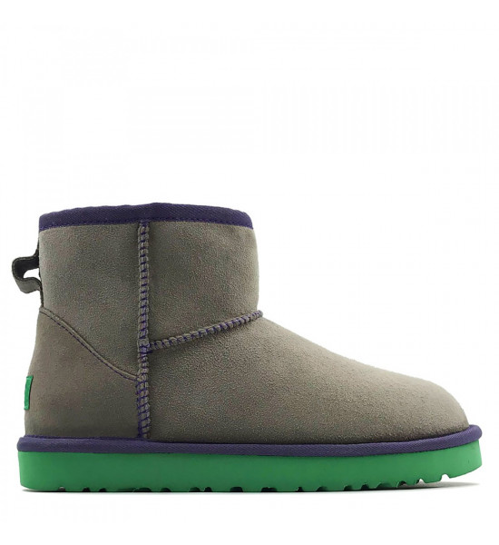 UGG Classic Mini II Grey-Aqua UGG Classic Mini II Grey-Aqua