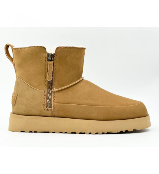 UGG Classic Zip Mini Suede Boot