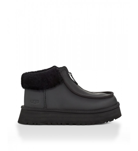 UGG Funkette Platform Leather Black