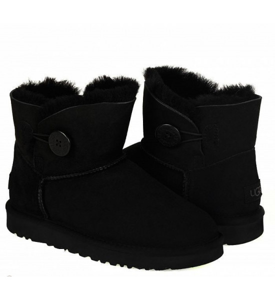 UGG Mini Bailey Button II Black