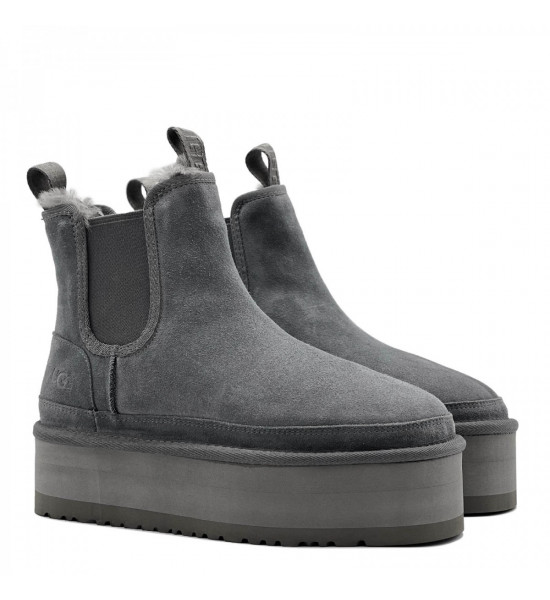UGG Neumel Platform Chelsea Grey