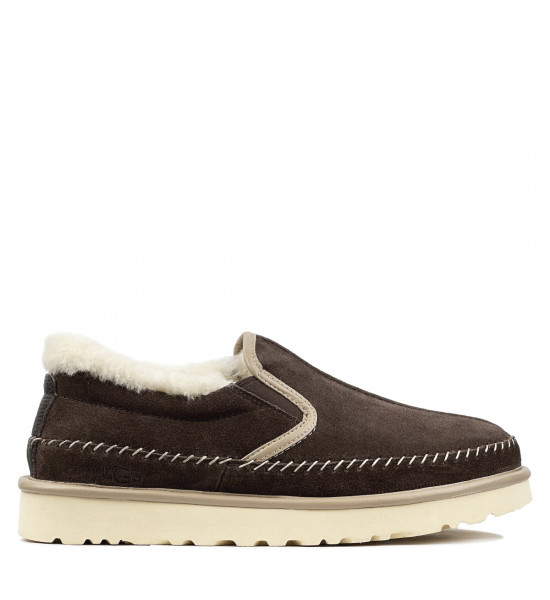 UGG Mens Stitch Slip On Chocolate