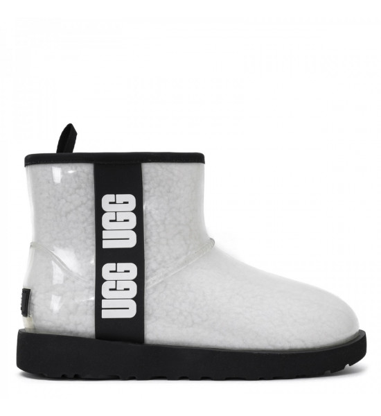 UGG Classic Clear Mini White Black